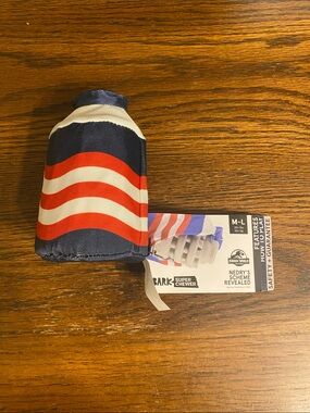BARK Jurassic Park Nedry's Scheme Rip & Reveal Dog Toy Barbasol Can NWT